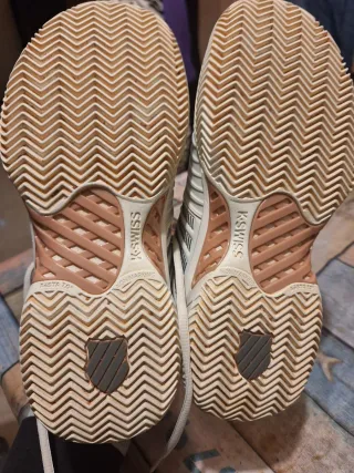 K-Swiss Zapatillas Tenis Talla 40 Beige/Gris