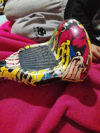 Hoverboard con diseño de cómic