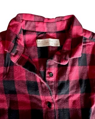 Camicia bambina quadri 5 anni (110 cm)