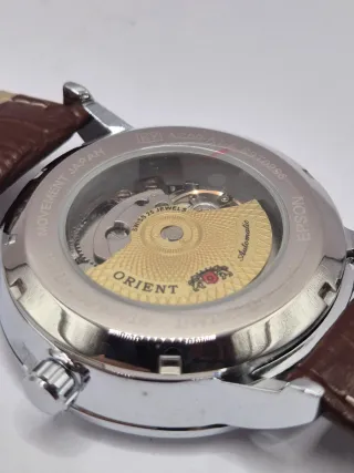 Reloj Mod Orient Automático Correa Marrón