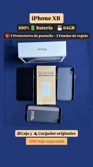 iPhone XR 100% Batería