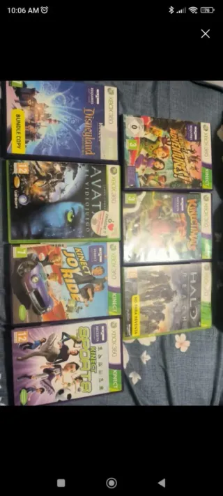 Xbox 360 Kinect Juegos Varios