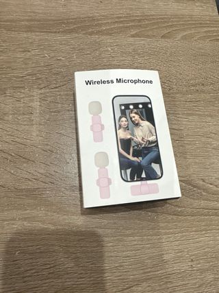 Micrófono Inalámbrico Rosa Tipo C