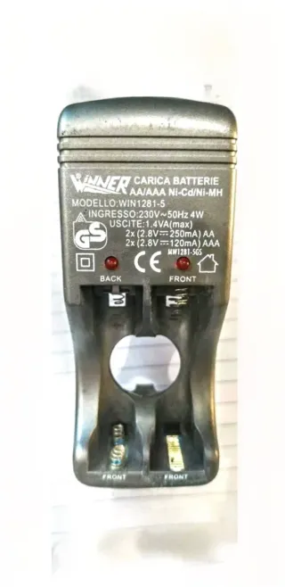 Caricabatterie Winner per ricaricare batterie