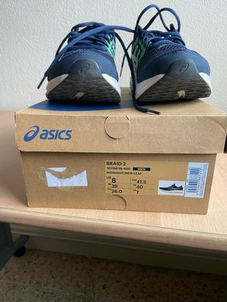 Deportivas Asics Running y marcha Azul y Verde