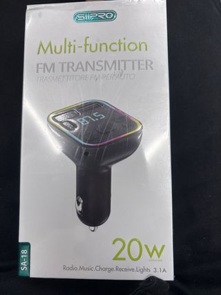 Trasmettitore FM Siipro Multifunzione Auto
