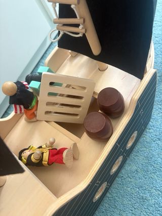 Barco Pirata de Madera