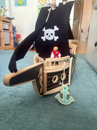 Barco Pirata de Madera