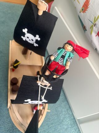 Barco Pirata de Madera