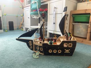 Barco Pirata de Madera