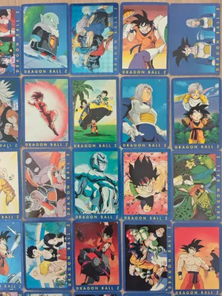 Lote Cartas Dragon Ball Z Serie 1 Azul