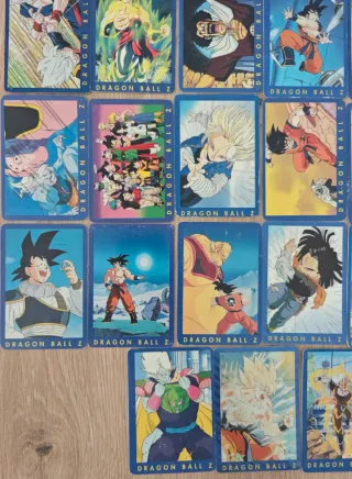 Lote Cartas Dragon Ball Z Serie 1 Azul