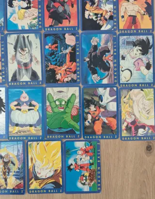 Lote Cartas Dragon Ball Z Serie 1 Azul