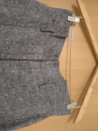 Pantaloni da ufficio invernali grigi