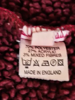 Chaqueta Jelles imitación ante granate T-M