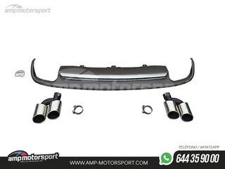 DIFUSOR TRASERO AUDI A6 4G LOOK S6