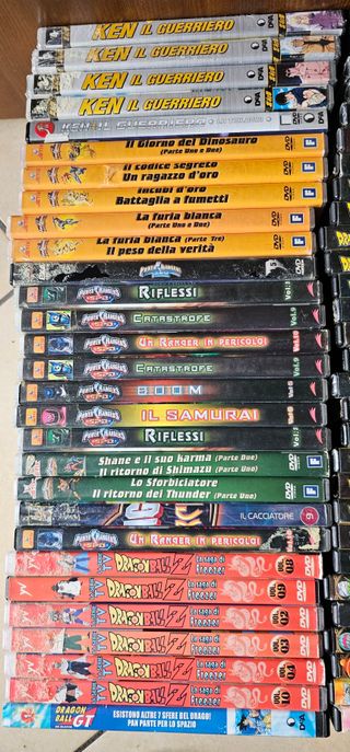 58 DVD Cartoni Animati Originali - Blocco