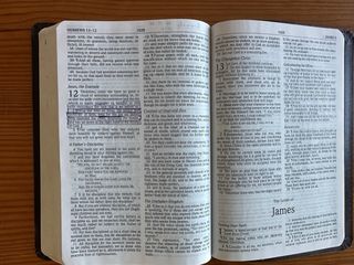 Biblia NASB Thinline Bible, Letra grande Piel