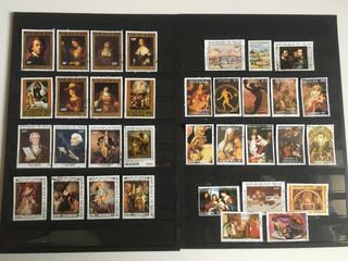 Sellos Arte Pintura Varios Países I