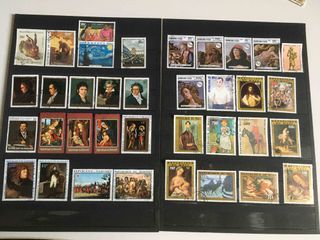 Sellos Arte Pintura Varios Países I