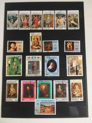 Sellos Arte Pintura Varios Países I