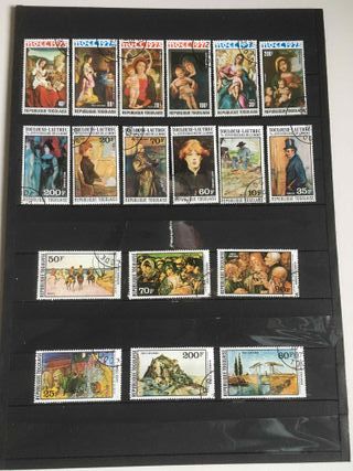 Sellos Arte Pintura Varios Países I