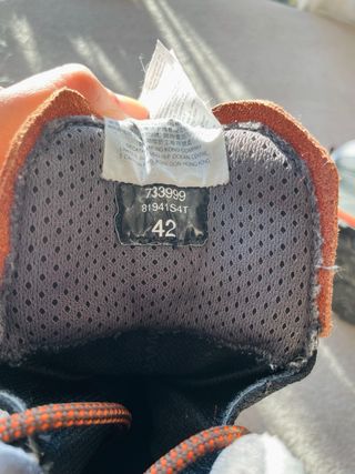 Botas Montaña Impermeables Quechua Gris Naranja