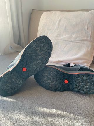 Botas Montaña Impermeables Quechua Gris Naranja