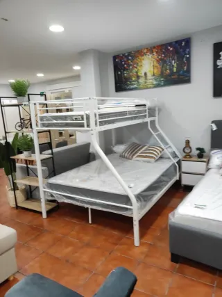 Litera Matrimonio Metal Blanco