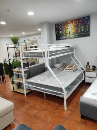 Litera Matrimonio Metal Blanco