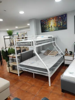 Litera Matrimonio Metal Blanco