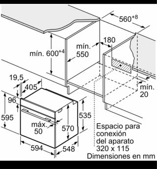 Horno Siemens Pirolítico Negro Clase A+