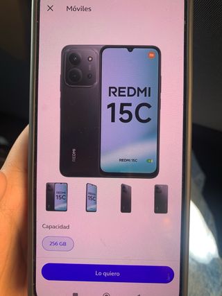 Xiaomi Redmi 15C Negro 256GB