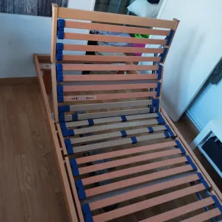 Cama articulada madera 90x200