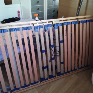 Cama articulada madera 90x200