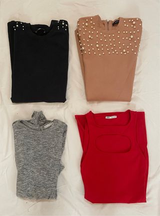 Lote 3 vestidos y un mono