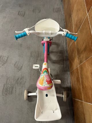 Bicicleta rosa Peppa Pig 3 a 6 años