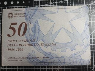 ITALIA 1996:MONETA DA 10.000 LIRE ARGENTO