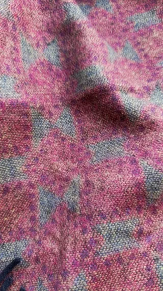 Bufanda Royal Scot cuadros azul y rojo