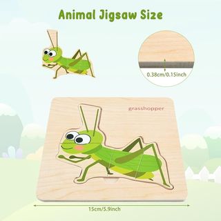 16 piezas Puzzles de madera SIN ABRIR