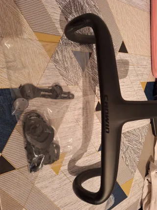 Manillar Zephyr SL Raw carbon black Integraded