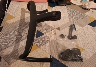 Manillar Zephyr SL Raw carbon black Integraded