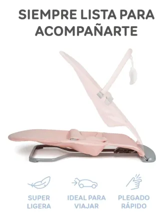 Hamaca Bebé Lullaby Rosa 0-6 Meses