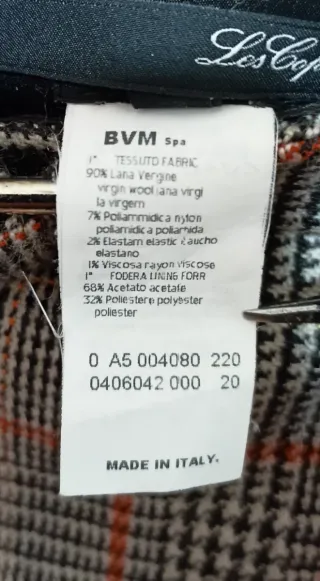 Gonna midi lana tartan