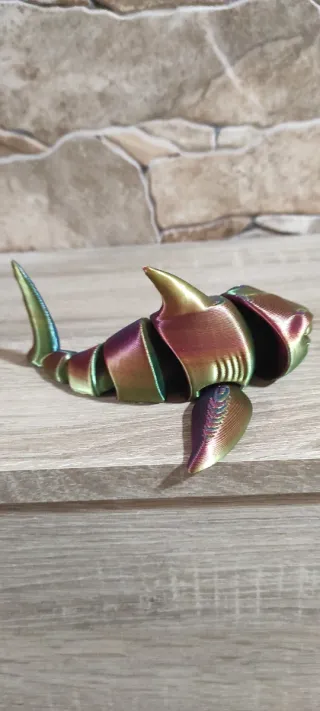 Tiburón 3D Articulado