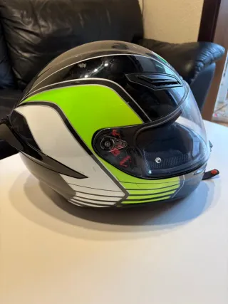 Casco AGV K1 Negro/Verde/ Blanco