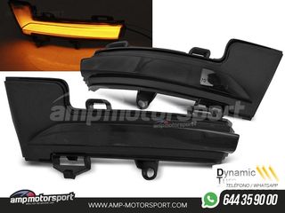 INTERMITENTES DE ESPEJO LED DINÁMICOS PARA SKODA OCTAVIA 3 AHUMADOS