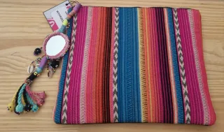 Bolso Clutch Étnico Polaco BERSHKA