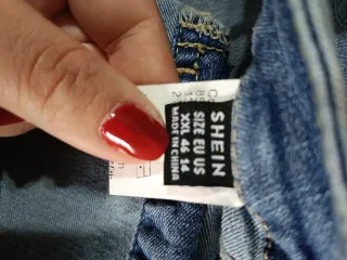 Gonna premaman jeans blu