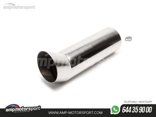 COLA DE ESCAPE REDONDA TIPO DTM 76MM